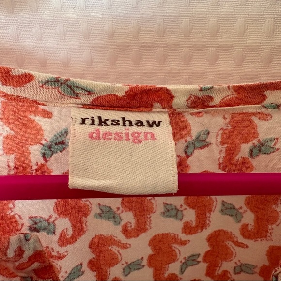 Rikshaw designs Seahorse printed blouse - Picture 7 of 7